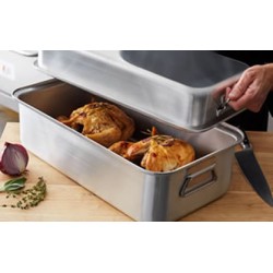 Aluminum Roasting Pan with Cover Set